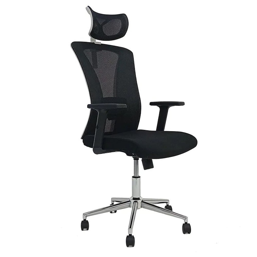 Крісло офісне Barsky Mesh White/Black BM-04